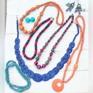 Fun and Funky Vintage to Now Lot of Bright and Colorful Jewelry